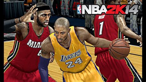 Nba 2k14 2013 Los Angeles Lakers Vs Miami Heat 4k 60fps Pc