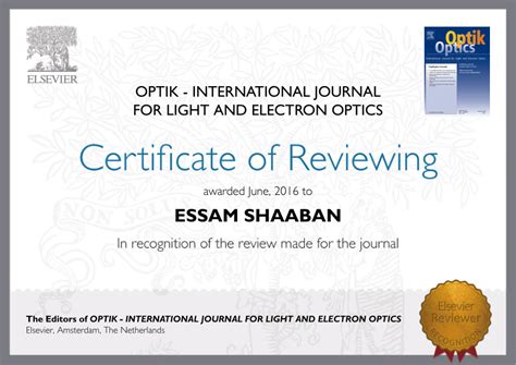 (PDF) OPTIK - INTERNATIONAL JOURNAL FOR LIGHT AND ELECTRON OPTICS