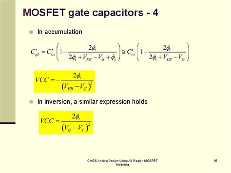 Cmos Analog Design Using Allregion Mosfet Modeling Chapter