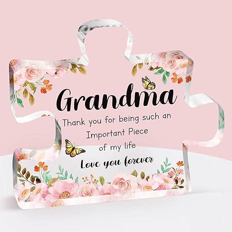 Amazon.com: Gifts for Grandma - Delicate Grandma Birthday Gifts from ...