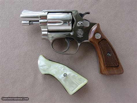 1971 Smith Wesson Model 36 Chief S Special 38 Spl Revolver In Nickel