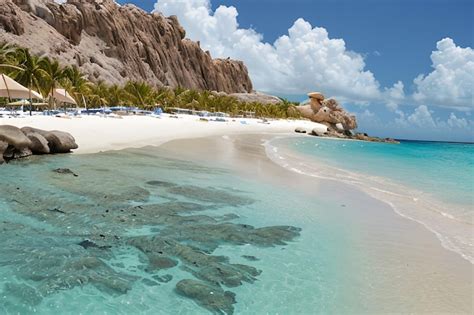 Premium AI Image | Eagle beach aruba