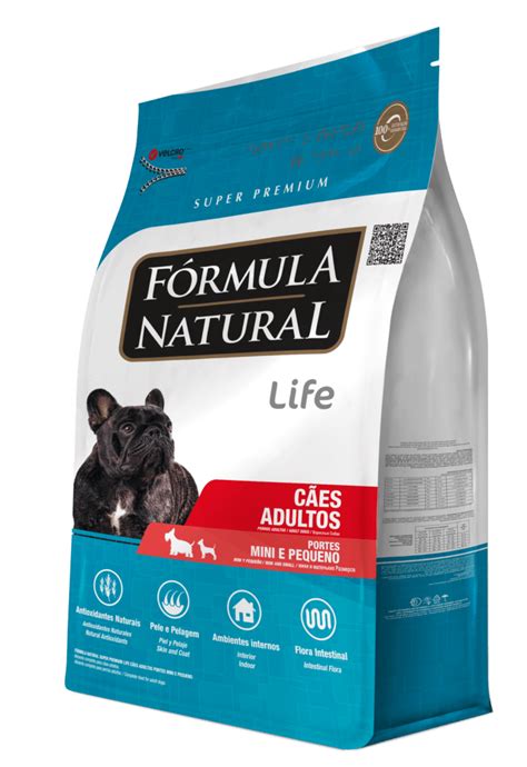 F Rmula Natural Super Premium Life C Es Adultos Portes Mini E Pequeno