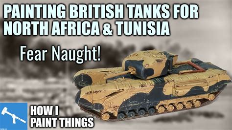 Painting British Vehicles For North Africa Desert Rats For Bolt