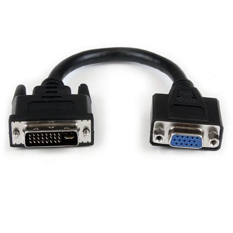 DVI Male to VGA Female | 8-in Cable Adapter | StarTech.com Australia