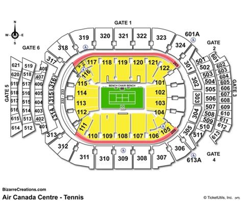 Scotiabank Arena Seating Chart With Seat Numbers Arena Seating Chart