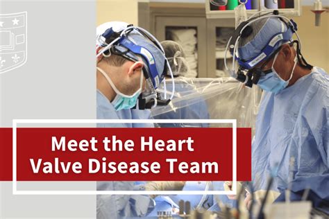 Meet The Heart Valve Disease Team Department Of Surgery Washington