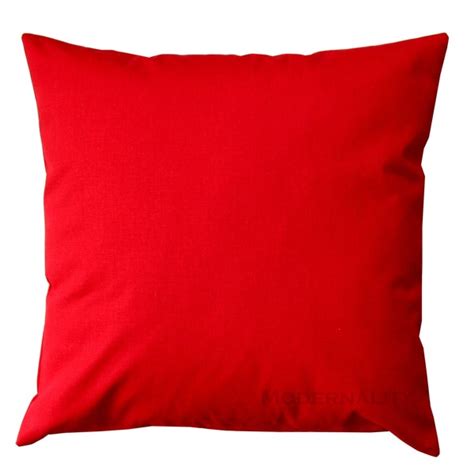 Red Throw Pillow - Etsy