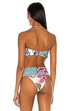 PatBO Flora Bandeau Bikini Top In White REVOLVE