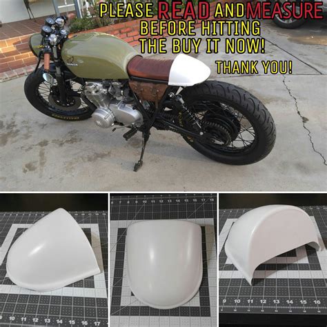 Cafe Racer Removable Seat Cowl Hump Cb Cb Cb Brat Style Yamaha