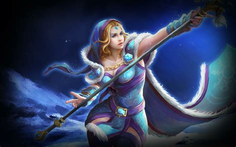 Crystal Maiden Hd Wallpaper From Dota