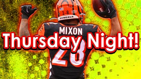 Draftkings Picks Nfl Week Thursday Night Football Tnf Showdown Youtube