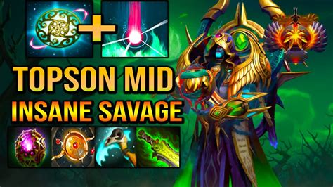 Midlane Topson Oracle Insane Savage Brutal Magical Damage Dota