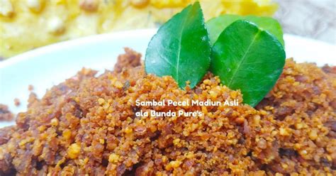 Resep Bumbu Pecel Madiun Newstempo