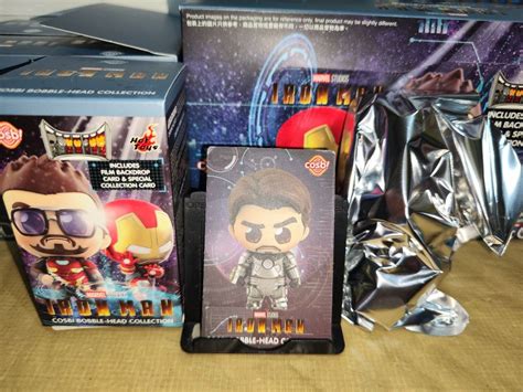Hot Toys Iron Man Tony Stark Cosbi Bobble Head Collection Hobbies Toys Toys Games On