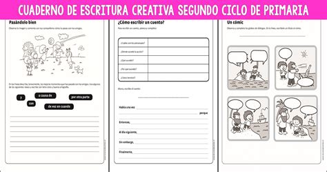 Cuaderno De Escritura Creativa Segundo Ciclo De Primaria Imagenes Educativas