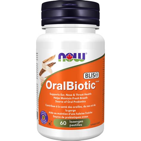 NOW OralBiotic™ Probiotic 60 Lozenges – Health Essentials