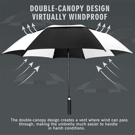 ZOMAKE Golf Umbrella 54 62 68 Inch Large Windproof Umbrellas Automatic