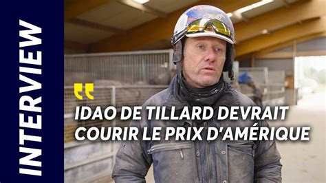 Idao De Tillard Au D Part Du Prix D Amerique Legend Race Thierry