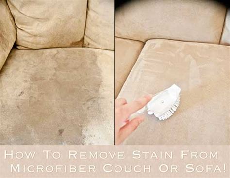 How To Remove Stain From Microfiber Couch Or Sofa