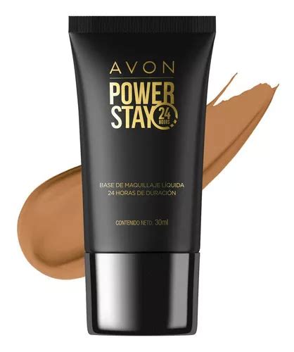 Avon Base De Maquillaje Liquida Power Stay Waterproof Tono Soft Honey