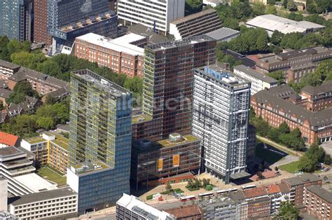 Hamburg aus der Vogelperspektive Büro und Geschäftsgebäude Beim