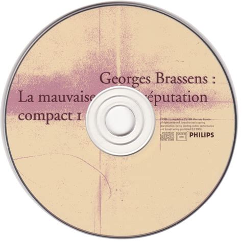 La Mauvaise Réputation De Georges Brassens 1996 Cd X 3 Philips Cdandlp Ref2403558219