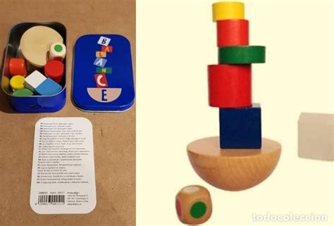 JUEGO DE INGENIO Y EQUILIBRIO EN MADERA BALANCE EN SU CAJA ORIGINAL