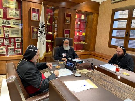 Online Meeting Of The General Secretariate Of The Holy Synod