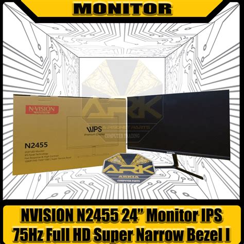 Nvision N2455 24inch Monitor Ips 75hz Full Hd Super Narrow Bezel I