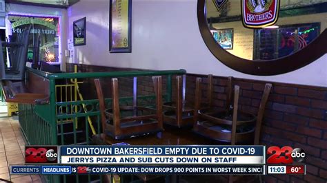 Downtown Bakersfield restaurants empty due to COVID-19