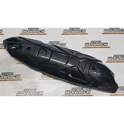 Shark King Hydrodip Carbon Muffler Cover Heat Guard For Yamaha Nmax