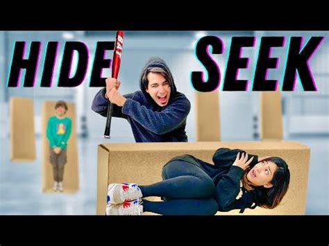 Extreme Hide And Seek In Boxes Challenge Rimorav Vlogs Youtube