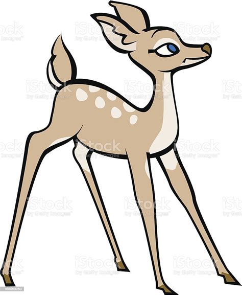 Baby Deer Stock Illustration Download Image Now Animal Cartoon