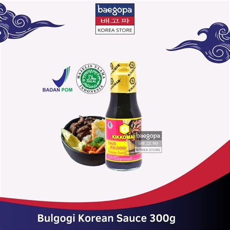 Jual Kikkoman Bulgogi Sauce Bbq Korea G Halal Saus Marinasi Bakar