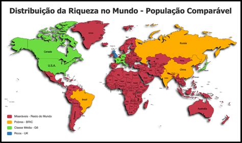 Distribui O Da Riqueza No Brasil E No Mundo O Iceberg