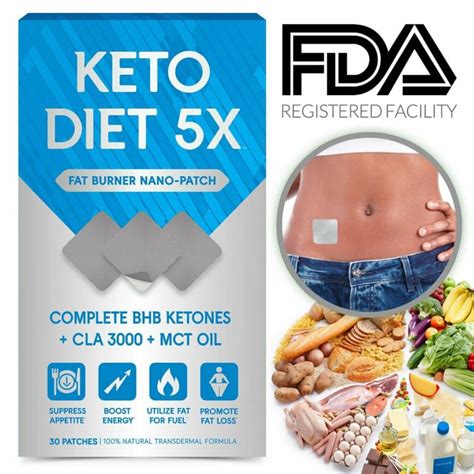 Weight Loss Patch Keto Diet 5x Pure Ketogenic Diet Supplement 30