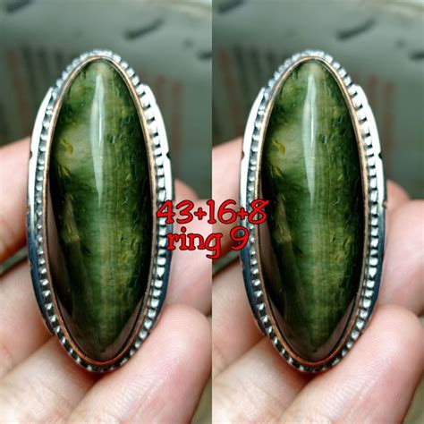 Batu Akik Pandan Ijo Lumut Lazada Indonesia