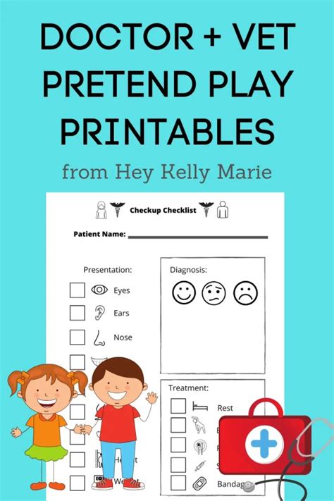 Hospital Dramatic Play Printables Free Printable Templates