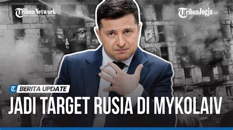 Presiden Zelensky Nyaris Tewas Kena Rudal Diduga Warga Sipil Jadi Mata