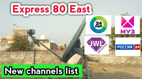 Express 80 Degree East 2 Feet Dish Setting 80 0 E Dish Setting YouTube