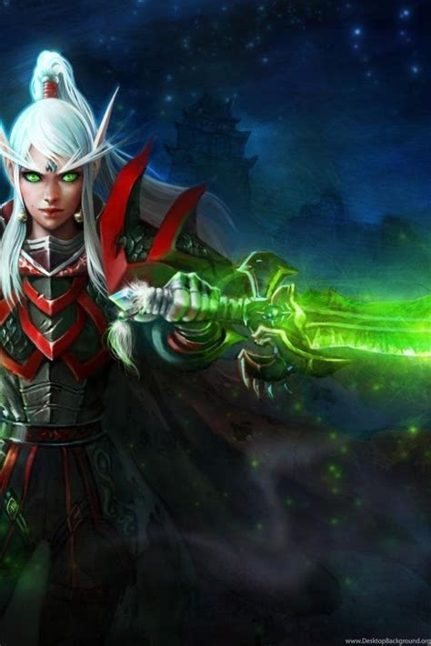 Superhdpics Blood Elf Rogue World Of Warcraft Artwork Desktop