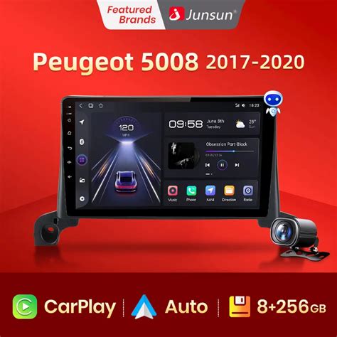 Junsun V Wireless Carplay Gb Android Auto Car Radio For Peugeot