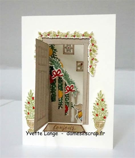 Carte De No L Yvette Dames Scrap Holiday Decor Holiday Decor