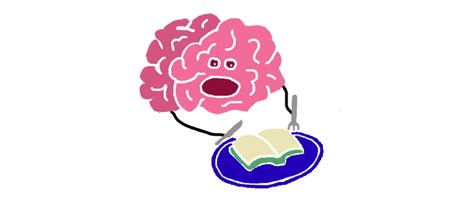 Brain Nutrition Concept Brain Eating Chocolate Illustration Clip Art