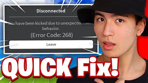 How To Easily Fix Roblox Kicked Due To Unexpected Client Behavior