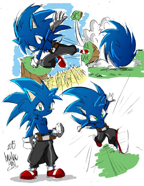 Sonic The Hedgehog Redesign by DANMAKUMAN on DeviantArt