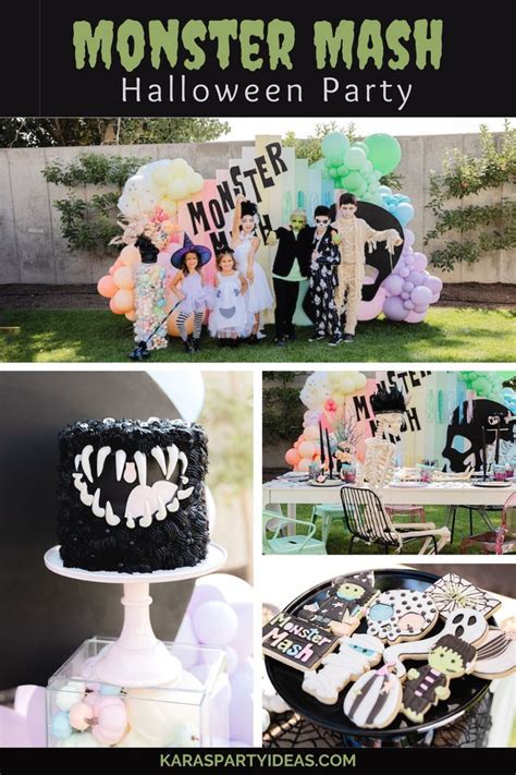 Monster Mash Halloween Party Kara S Party Ideas Birthday Halloween