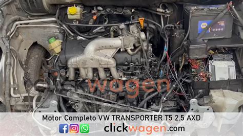 Motor Completo Volkswagen VW Transporter T5 2 5 Tdi AXD Motores De Coches