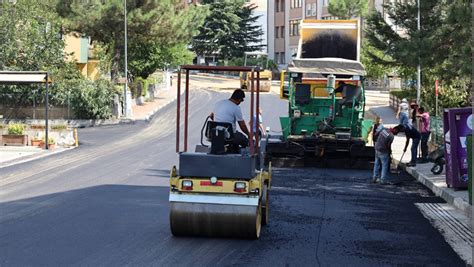 Mahalle B N Ton Sicak Asfaltla Bulu Tu Karab K Net Haber